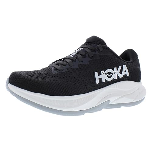 HOKA Rincon 4 Womens Shoes Size 8.5, Color: Black/White - alternate view 5