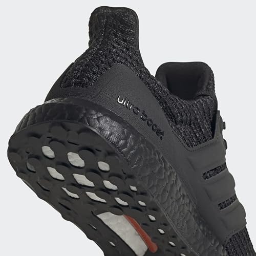 adidas Men's Ultraboost 4.0 DNA, Black/Black/Active Red, 9