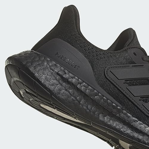 adidas Women's Pureboost 23 Sneaker, Core Black Carbon Core Black, 5 UK