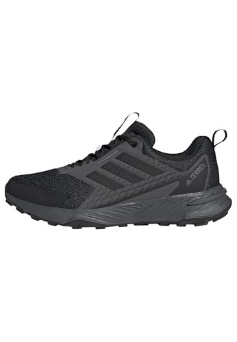 Adidas Terrex Tracefinder trail-running shoe illustrating the comparison with hiking footwear.