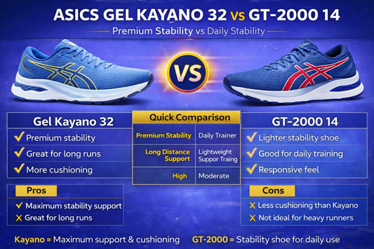 ASICS Gel Kayano 32 vs GT-2000 14: Which Stability Running Shoe Is Better?