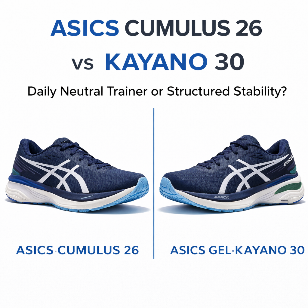 ASICS Gel-Nimbus 26 vs ASICS Gel-Kayano 30: Neutral Comfort or Stability Support?
