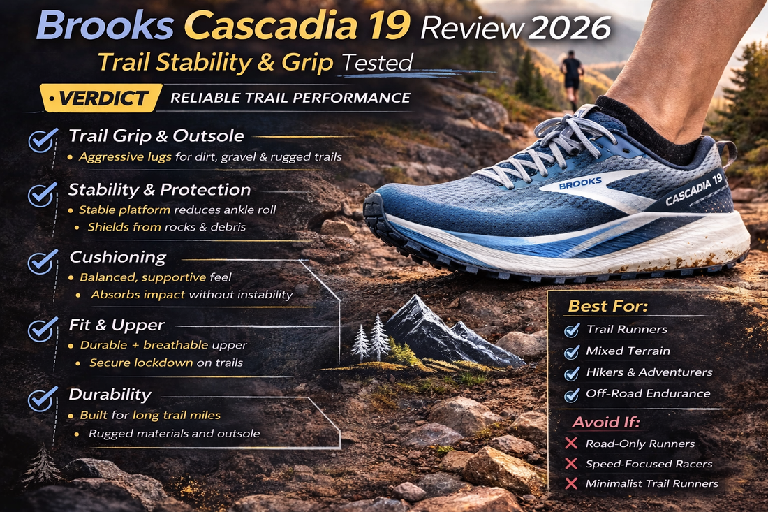 Brooks Cascadia 19 mountain trail running shoe