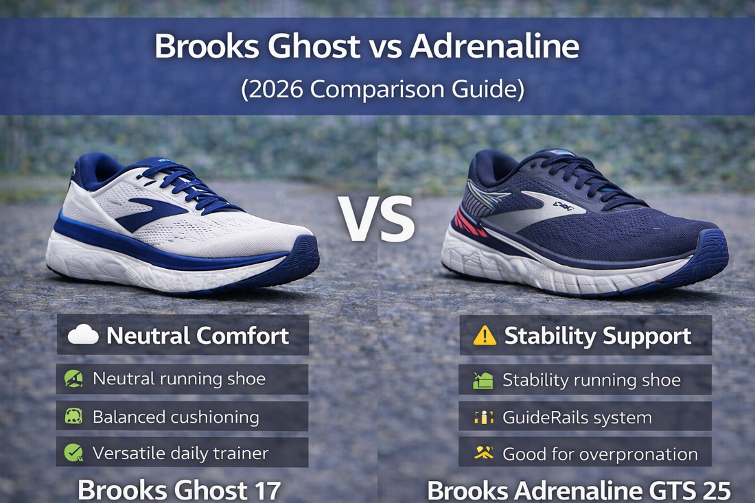 Brooks Ghost 17 vs Adrenaline GTS 25: Which Running Shoe is Right for You?