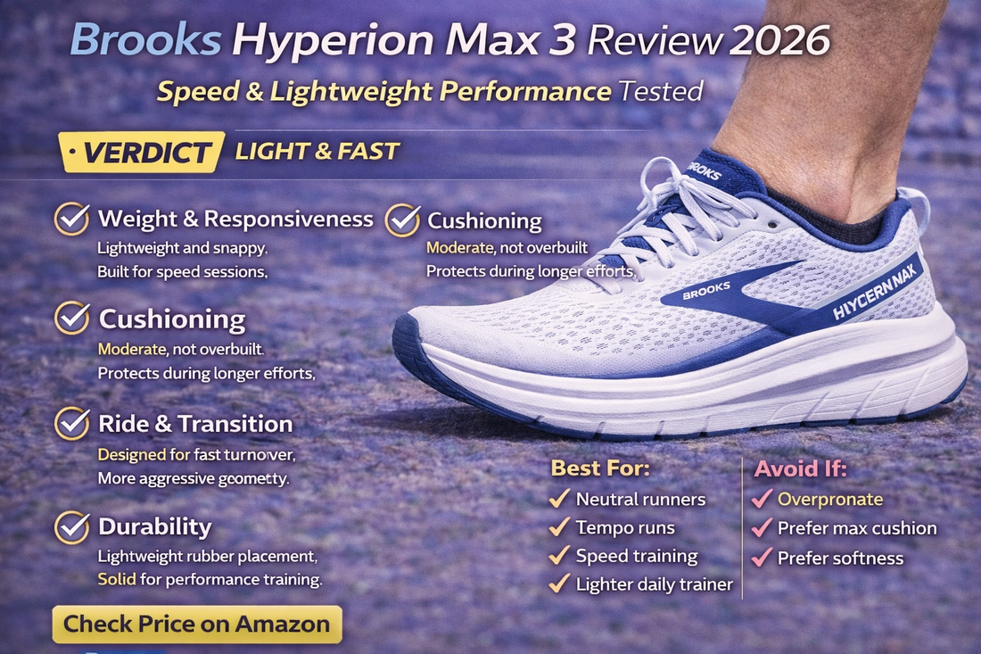 Brooks Hyperion Max 3 Review 2026: Speed & Lightweight Performance Tested