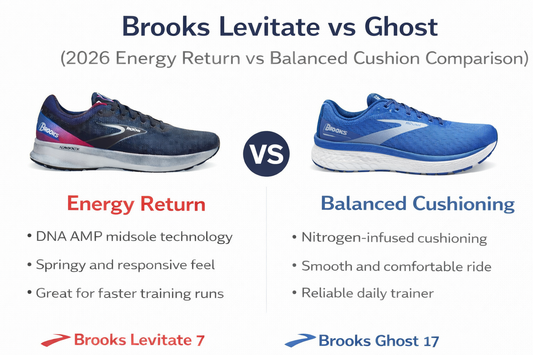 Brooks Levitate vs Ghost (2026 Energy Return vs Balanced Cushion Comparison)