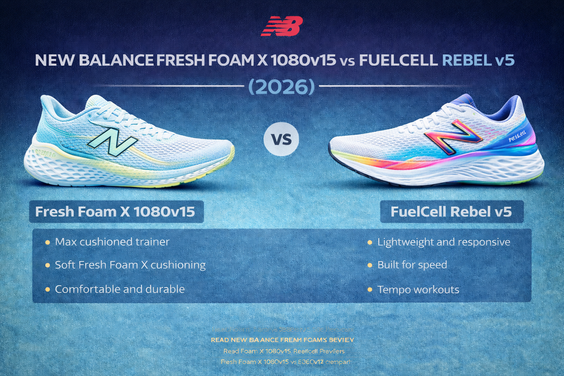 New Balance Fresh Foam X 1080v15 vs FuelCell Rebel v5 (2026)