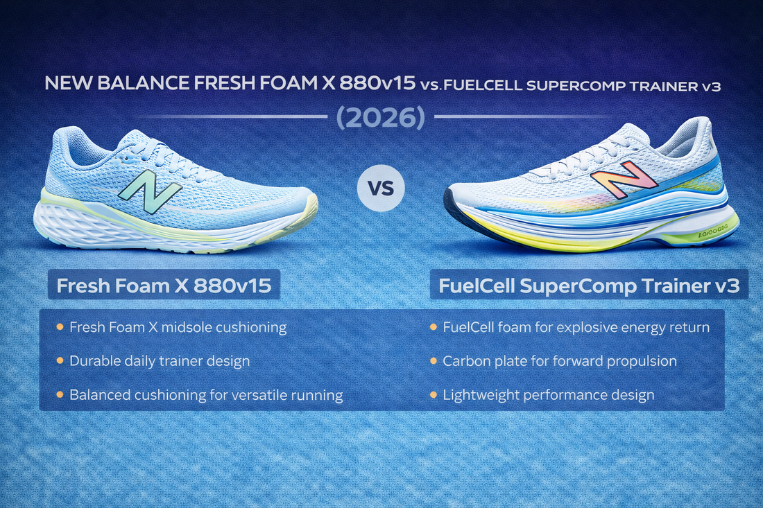 New Balance Fresh Foam X 880v15 vs FuelCell SuperComp Trainer v3 (2026)