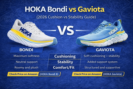 HOKA Bondi vs Gaviota (2026 Cushion vs Stability Guide)