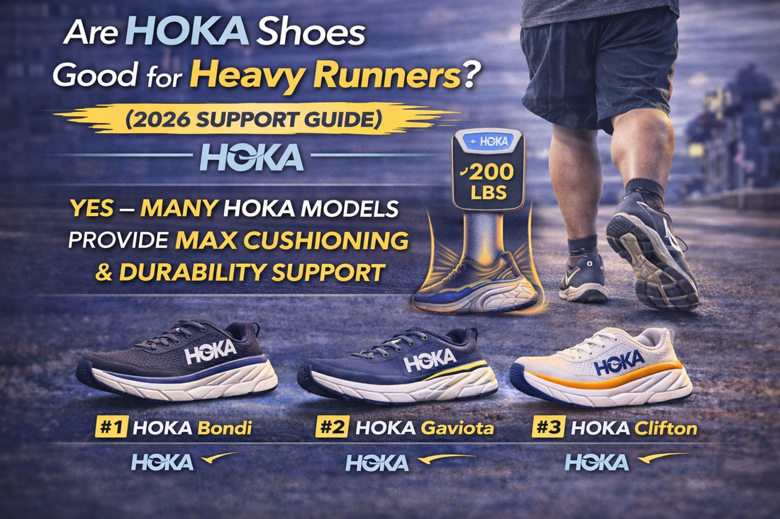 Are HOKA Shoes Good for Heavy Runners? (2026 Support Guide)