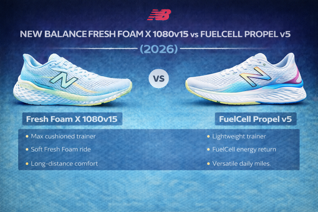 New Balance Fresh Foam X 1080v15 vs FuelCell Propel v5 (2026)