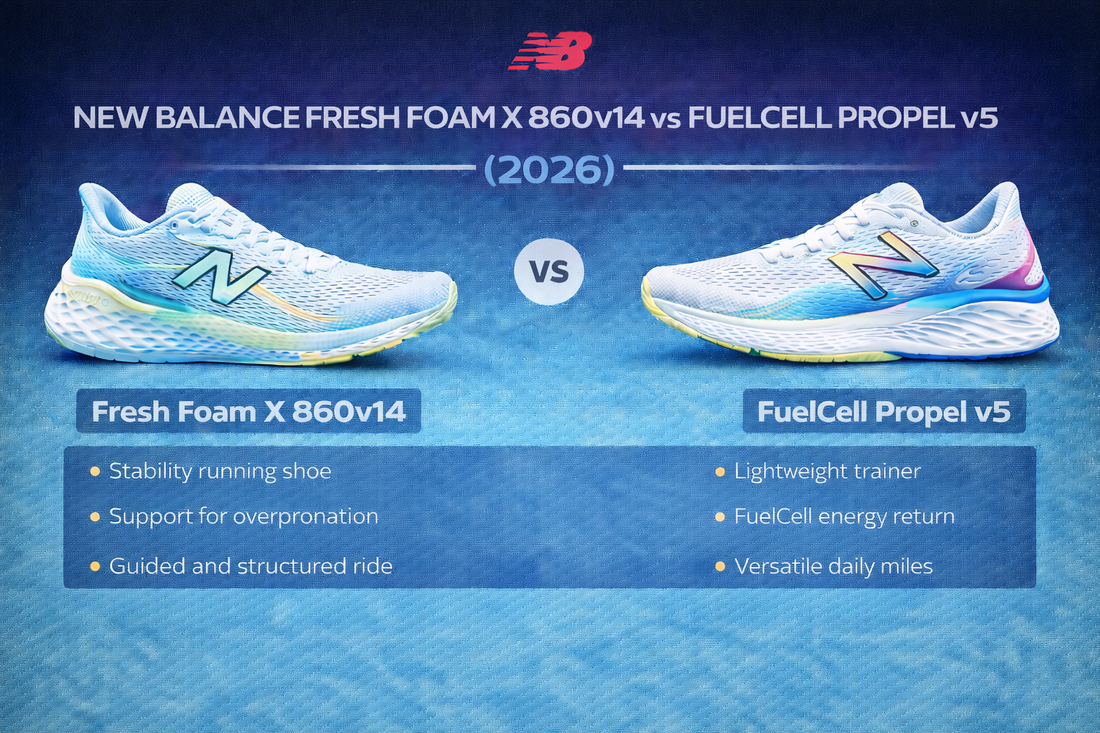 New Balance Fresh Foam X 860v14 vs FuelCell Propel v5 (2026)