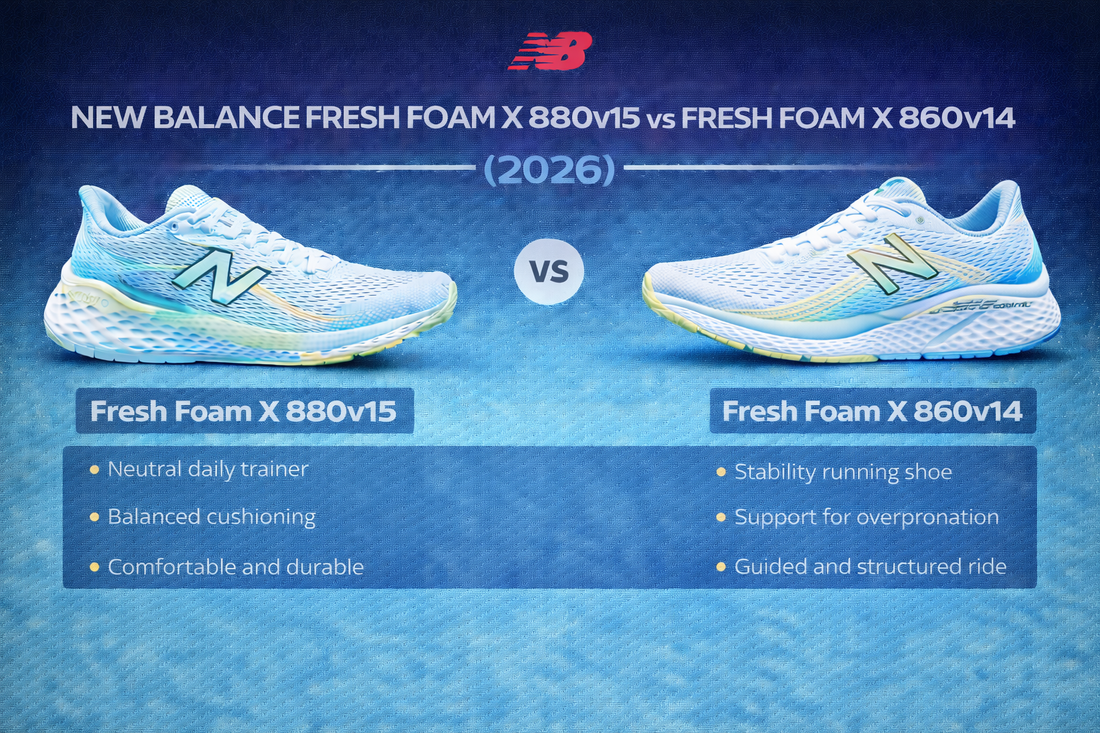 New Balance Fresh Foam X 880v15 vs Fresh Foam X 860v14 (2026)