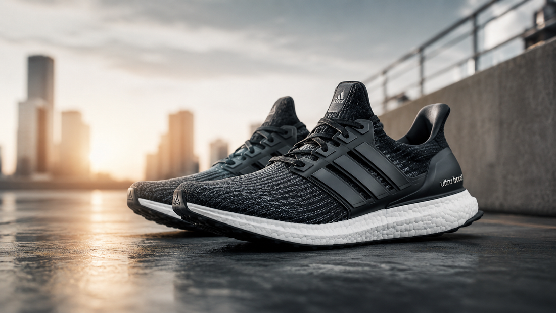Adidas Ultraboost shoes illustrating Boost cushioning, knit fit and everyday comfort