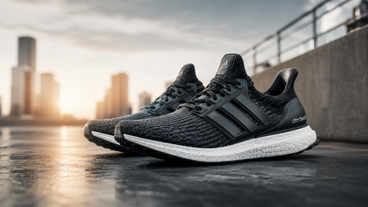 Adidas Ultraboost shoes illustrating Boost cushioning, knit fit and everyday comfort