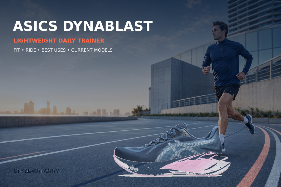 ASICS DYNABLAST Running Shoes Review: Fit, Ride, Best Uses and Limitations — ASICS DYNABLAST Running Shoes collection banner with a runner and current DYNABLAST shoe.