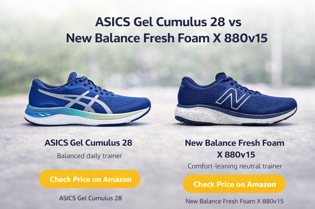 ASICS Gel Cumulus 28 vs New Balance Fresh Foam X 880v15