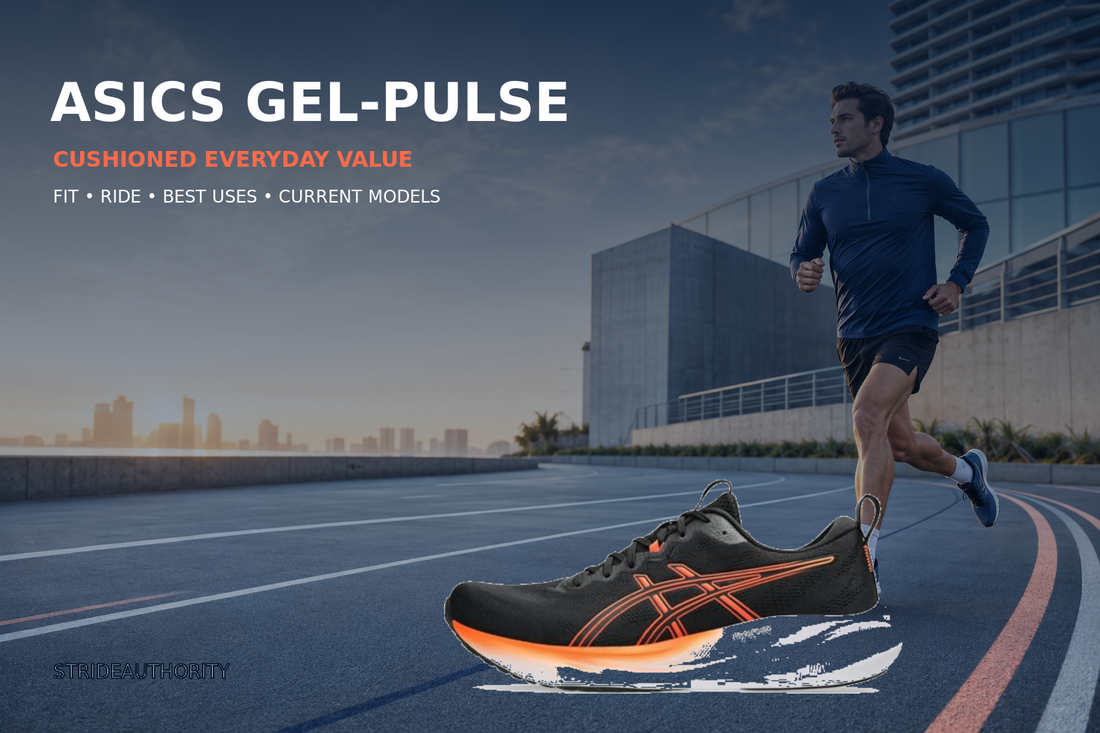 ASICS GEL-PULSE Running Shoes Review: Fit, Ride, Best Uses and Limitations — ASICS GEL-PULSE Running Shoes collection banner with a runner and current GEL-PULSE shoe.