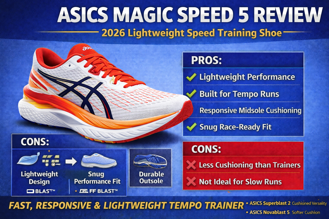 ASICS Magic Speed 5 Review: Lightweight Speed Training Shoe for 2026
