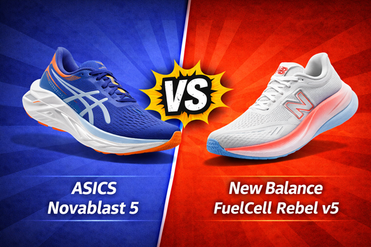 ASICS Novablast 5 vs New Balance FuelCell Rebel v5