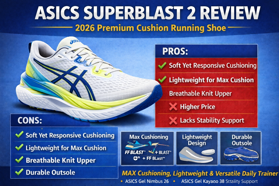 ASICS Superblast 2 Review: Premium Max Cushion Running Shoe for 2026