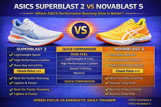 ASICS Superblast 2 vs Novablast 5: Which ASICS Performance Running Shoe Is Better?