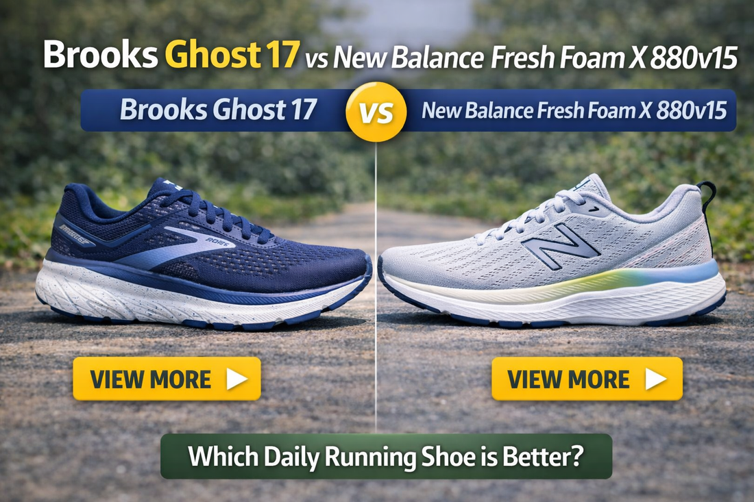 Brooks Ghost 17 vs New Balance Fresh Foam X 880v15