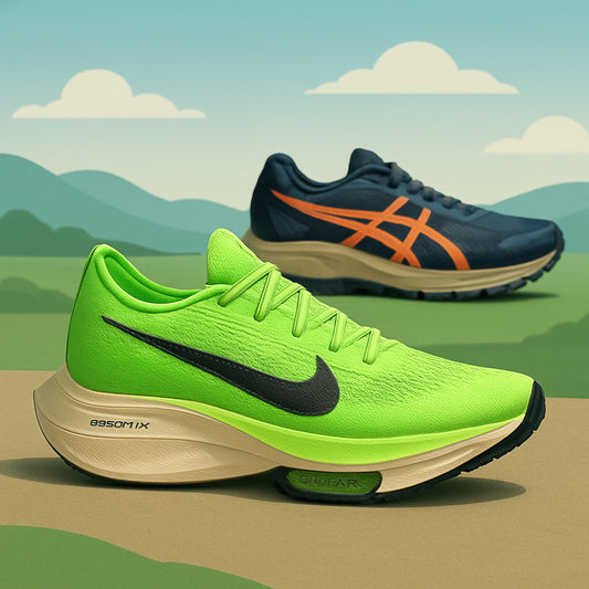 Featured image for Nike Alphafly vs ASICS Gel Trabuco: Performance Comparison Guide