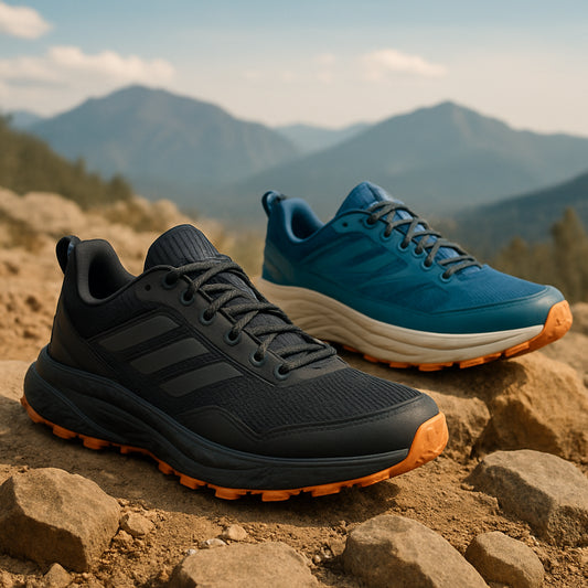 Featured image for Adidas Terrex Rockadia vs Hoka Speedgoat: Trail Shoe Showdown