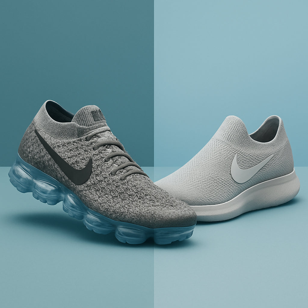 Featured image for Nike Vapormax Flyknit vs Nike Running Shoes Without Laces: Comparison