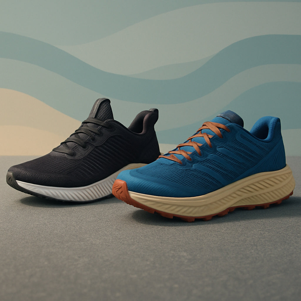 Featured image for Adidas Alphabounce vs Hoka Speedgoat: Running Shoe Comparison
