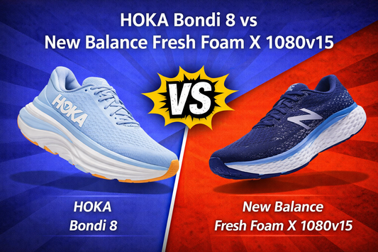 HOKA Bondi 8 vs New Balance 1080v15