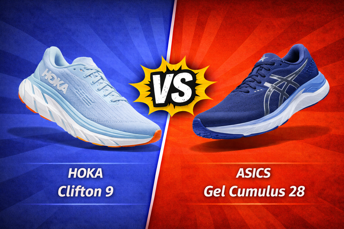 HOKA Clifton 9 vs ASICS Gel Cumulus 28