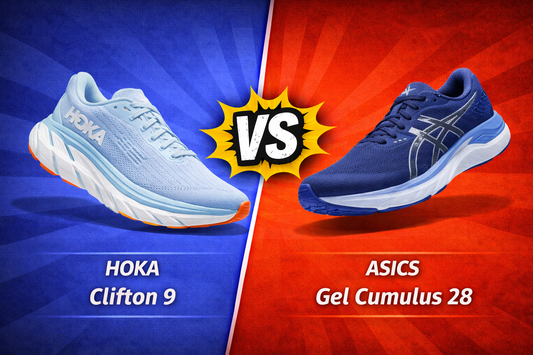 HOKA Clifton 9 vs ASICS Gel Cumulus 28