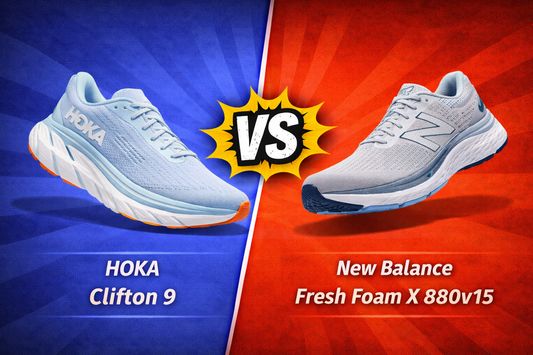 HOKA Clifton 9 vs New Balance 880v15