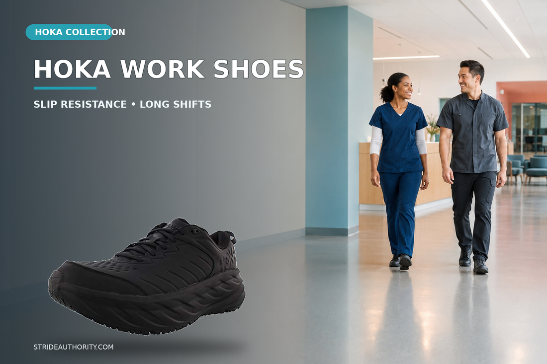 HOKA Slip-Resistant Work Shoes for professional use and long shifts