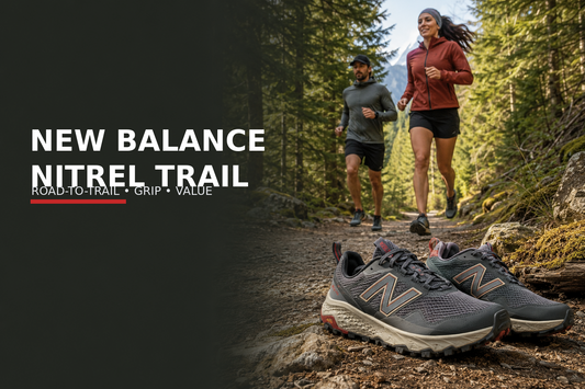 New Balance Nitrel trail running shoes for road-to-trail use