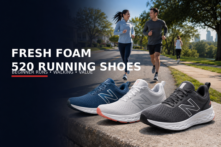 New Balance Fresh Foam 520 running shoes for beginner running and walking