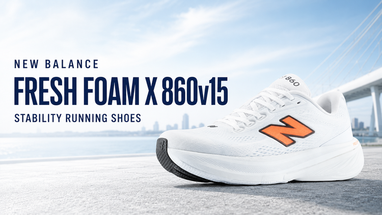 New Balance Fresh Foam X 860v15 stability running shoe collection banner