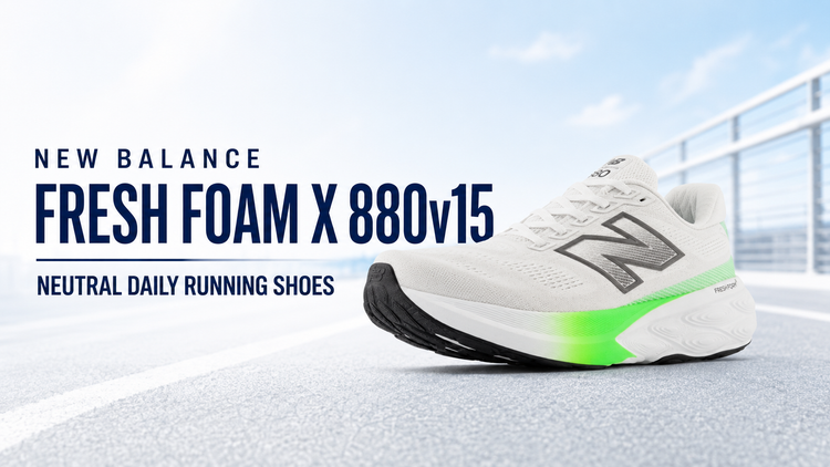 New Balance Fresh Foam X 880v15 neutral running shoe collection banner