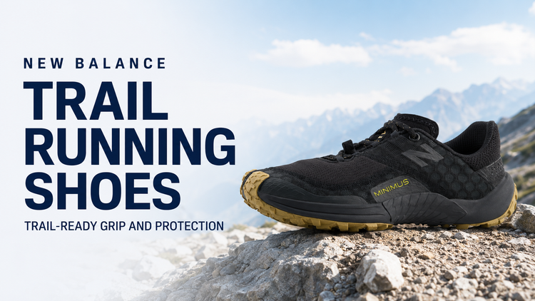 New Balance trail running shoes collection banner
