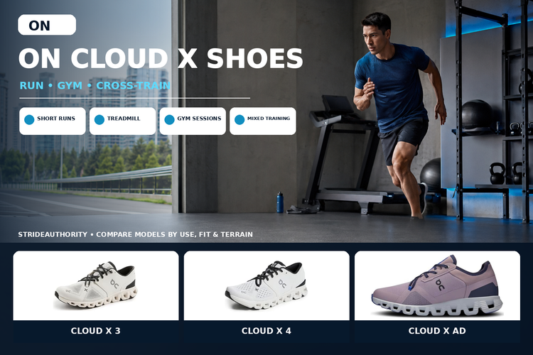 On Cloud X Shoes for running, gym and cross-training