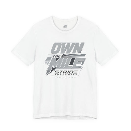 Stride Authority Own The Mile Tee White/Grey