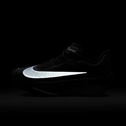 Nike Women's Zoom Fly 6 Road Running Shoes, Black White Lt Smoke Grey, 6.5