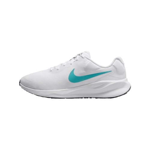 Nike Revolution 7 Men's Road Running Shoes (FB2207-103, White/Pure Platinum/Dusty Cactus) Size 11 - product image