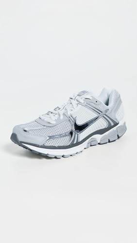 Nike Men's Zoom Vomero 5 Sneakers, Summit White/Metallic Silver, 9.5 Medium US