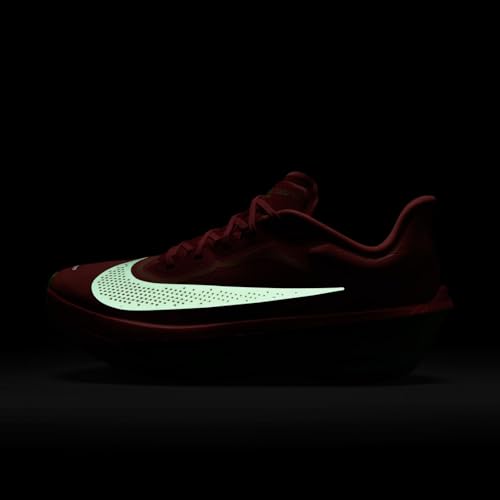 Nike Zoom Fly 6 Women's Road Racing Shoes (FN8455-601, Bright Crimson/Lime Blast/Mint Foam/Cave Purple) Size 8.5