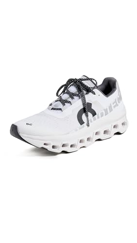 On Women's Cloudmonster Sneakers, All White, 10 Medium US