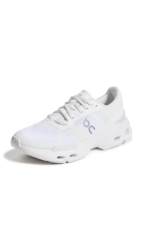 On Women's Cloudpulse Sneakers, White/Frost, 9 Medium US