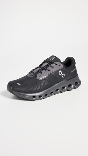 On Men's Cloudrunner 2 Waterproof Sneakers, Magnet | Black, 8 Medium US